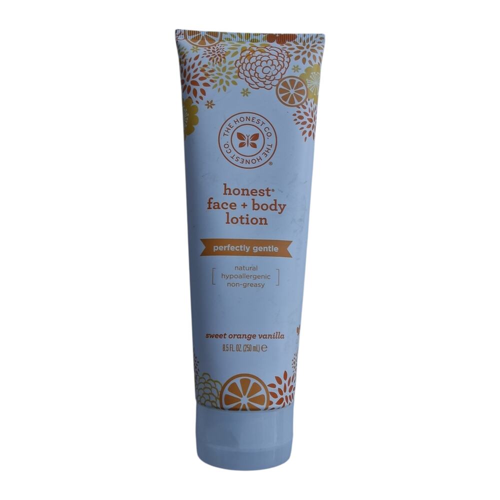 Honest Company Face & Body Lotion Sweet Orange Vanilla 8.5oz New Sealed
